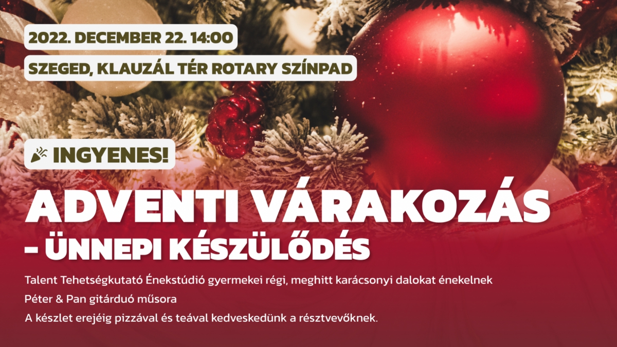 Adventi várakozás - ünnepi készülődés