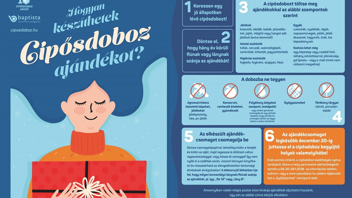 Cipősdoboz akció