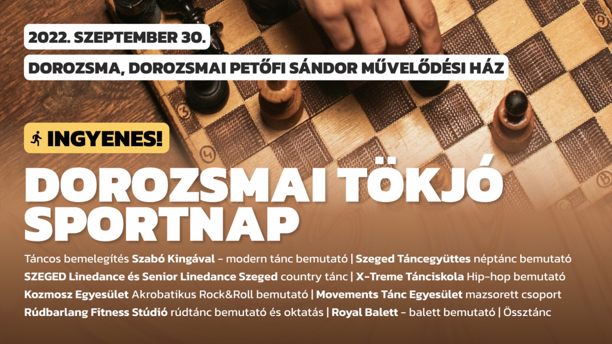 Dorozsmai tökjó sportnap