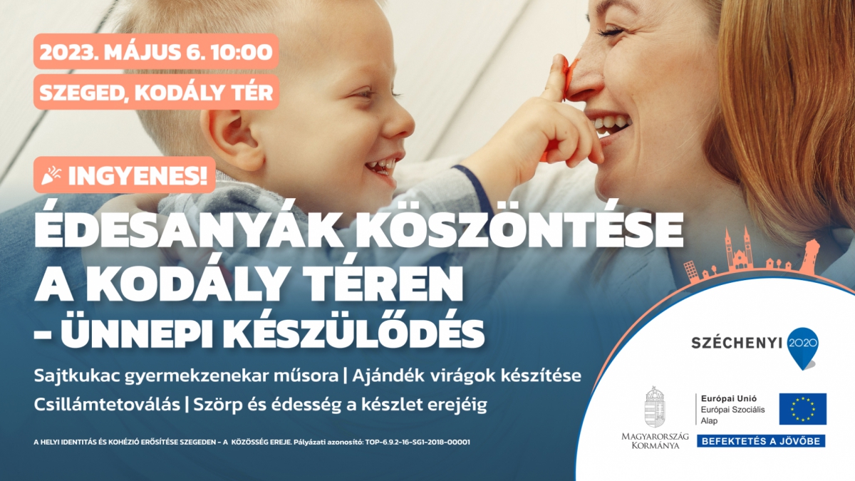Édesanyák köszöntése a Kodály téren - Ünnepi készülődés
