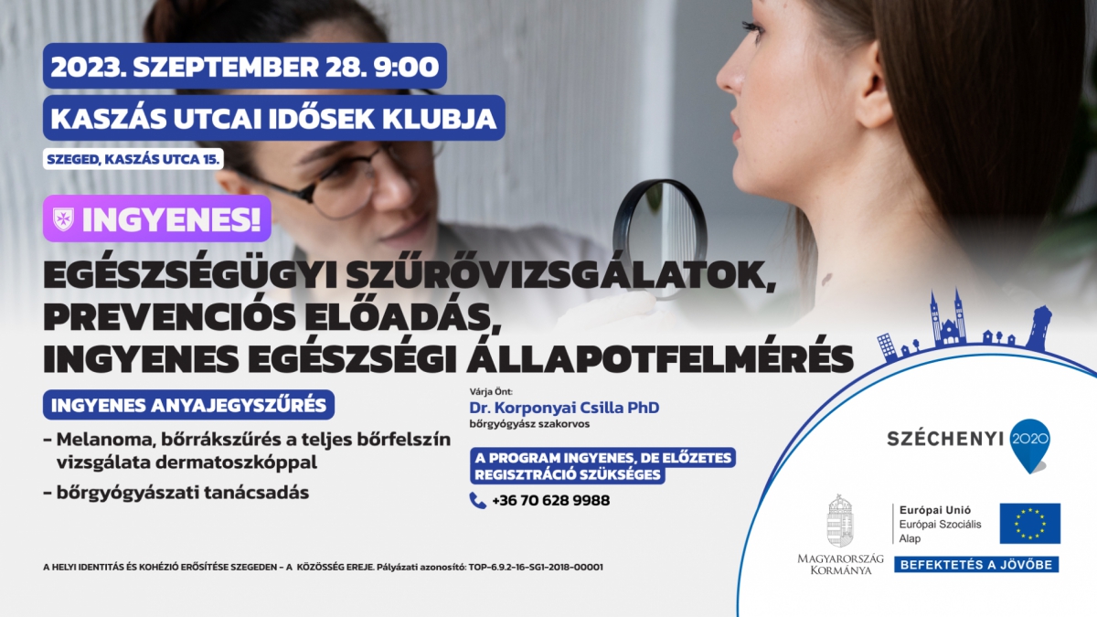 Egészségügyi szűrővizsgálat - anyajegyszűrés