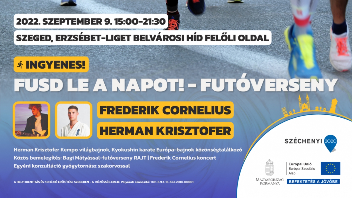 Fusd le a napot! -Futóverseny a Ligetben!