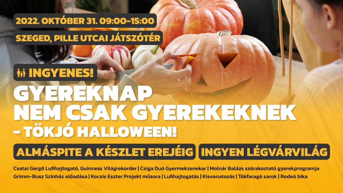 Gyereknap nem csak gyerekeknek - TÖKjó Halloween
