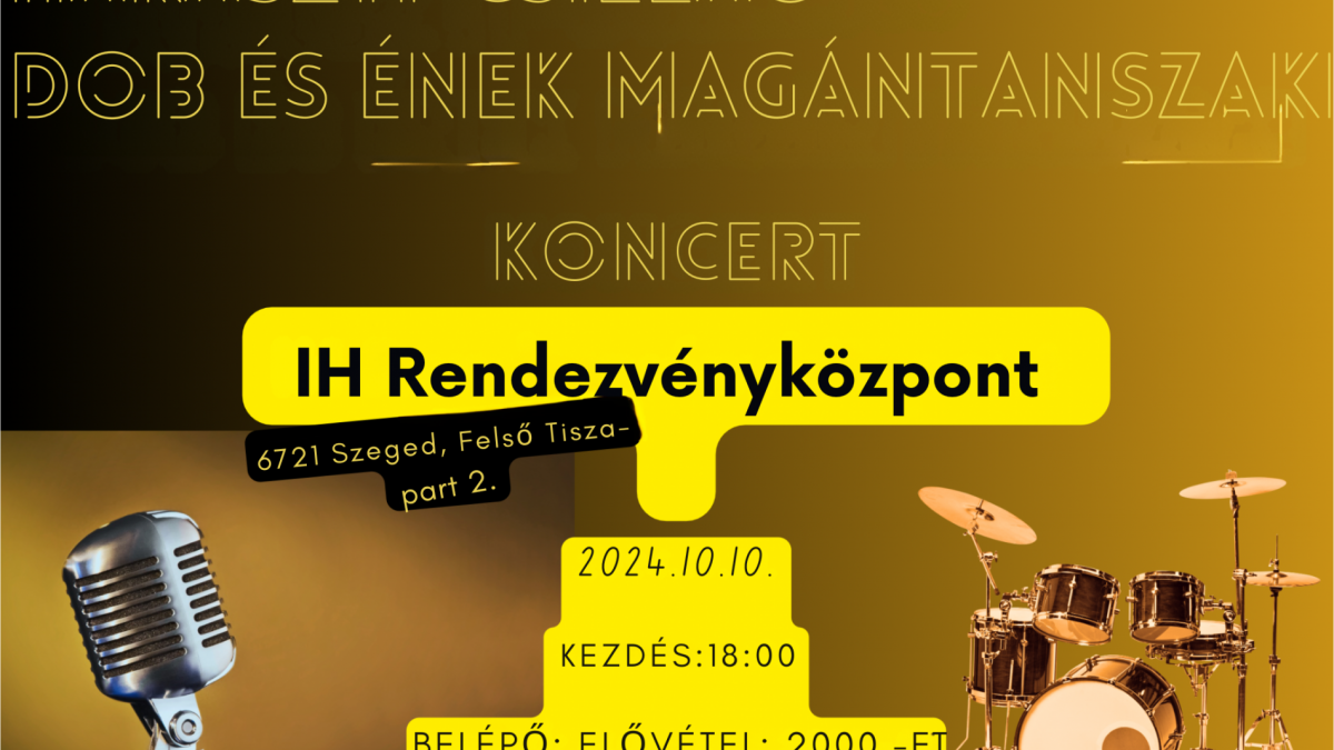 HARASZTI-CSILLAG ÉNEK ÉS DOB TANSZAKI BEMUTATÓ KONCERT 2024 // IH Café