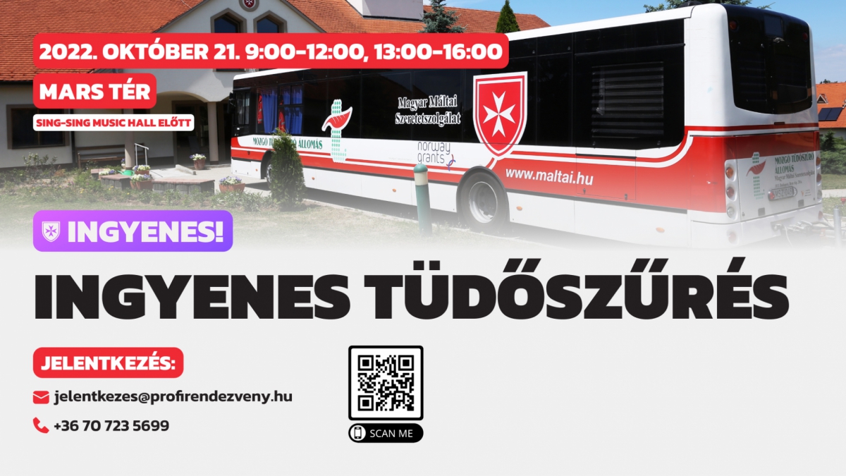 INGYENES TÜDŐSZŰRÉS
