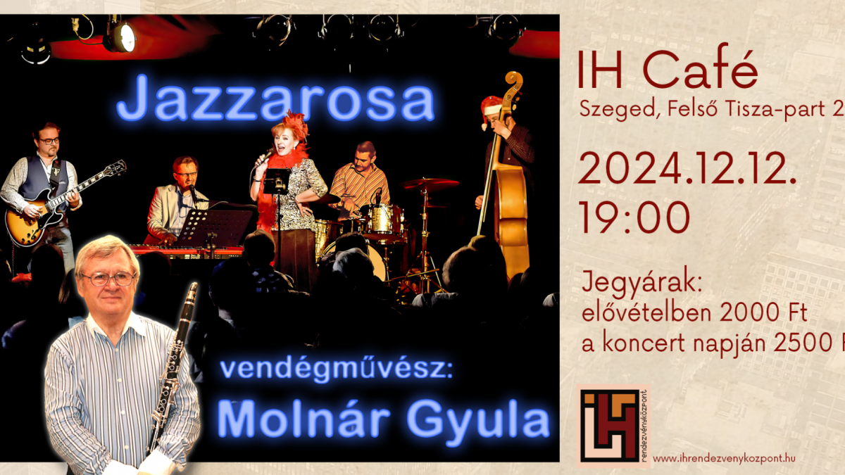 Jazzarosa Karácsonyi koncert- IH Café