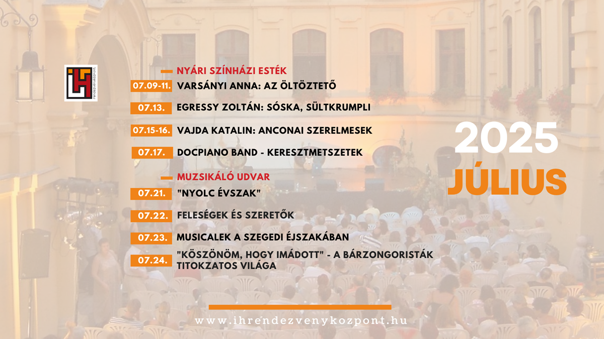 Júliusi nyitvatartási információk!