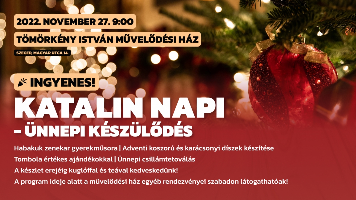 Katalin napi - ünnepi készülődés