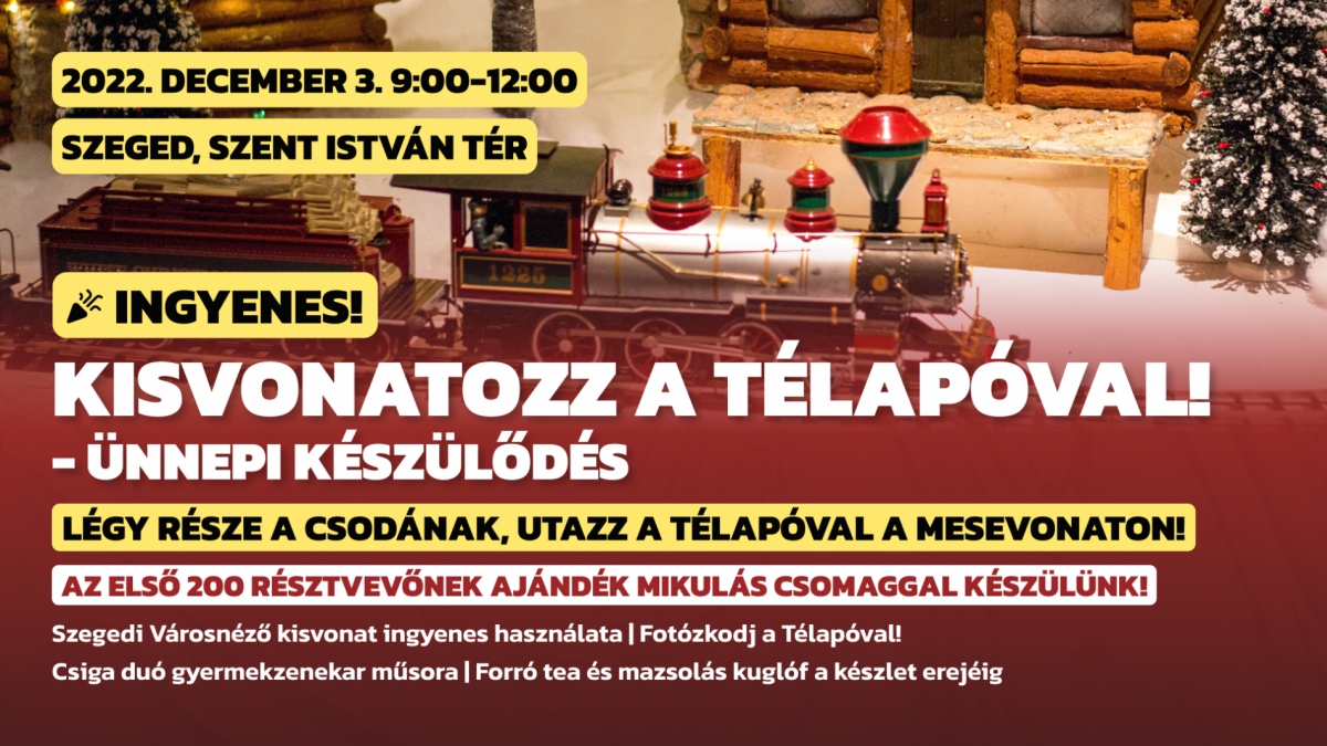 Kisvonatozz a Télapóval! - ünnepi készülődés