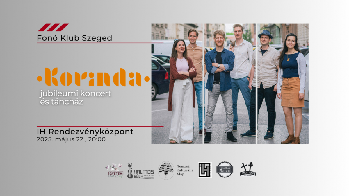 Korinda20 - jubileumi koncert és táncház / Fonó Klub Szeged