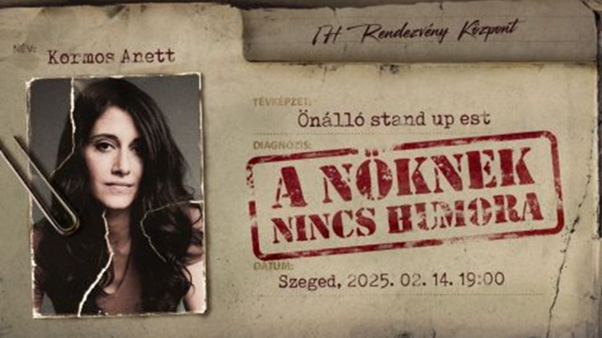 Kormos Anett - A nőknek nincs humora