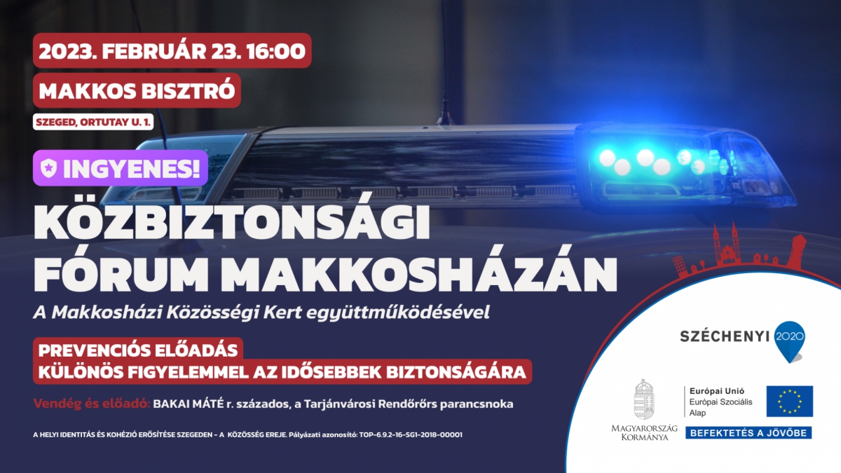 Közbiztonsági Fórum Makkosházán