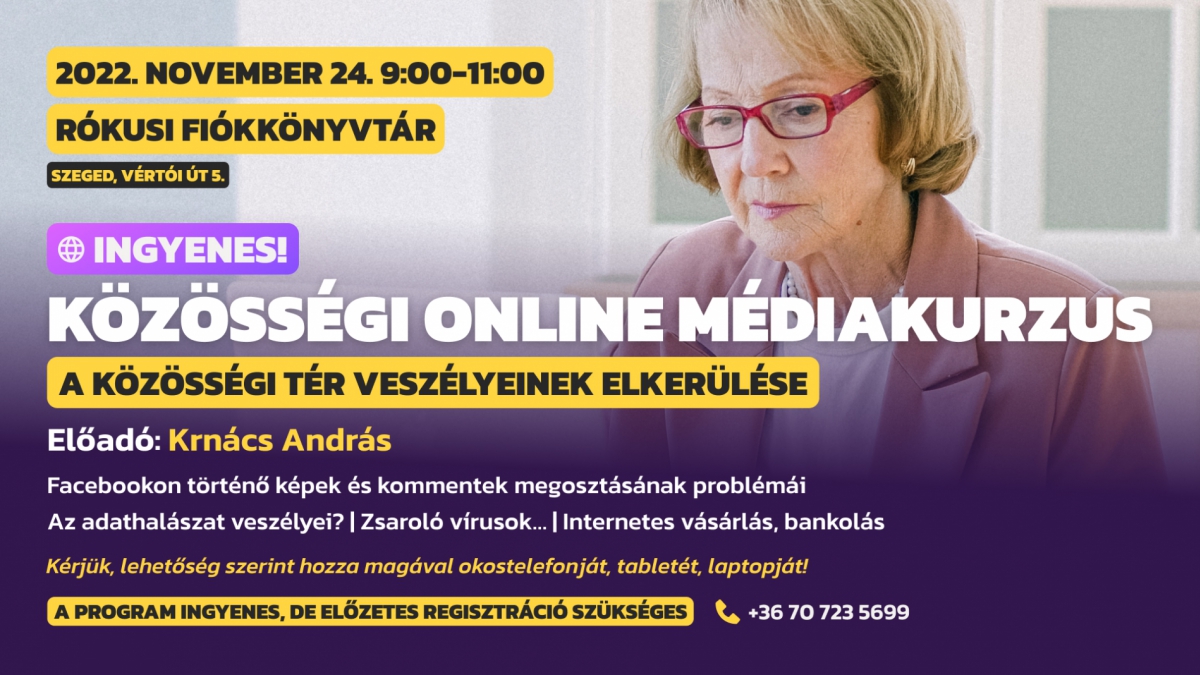 Közösségi online média kurzus II. - Az internet veszélyei