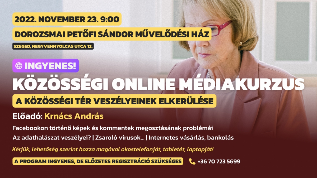 Közösségi Online Médiakurzus - A közösségi tér veszélyei