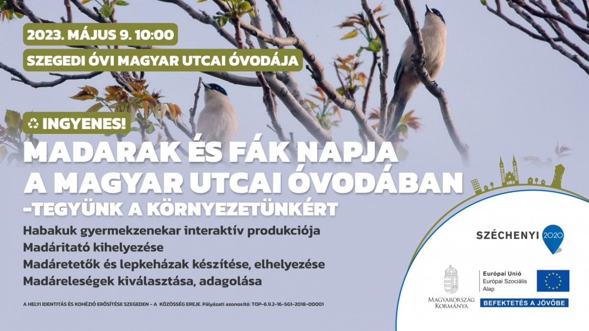 Madarak és fák napja a Magyar utcai Óvodában