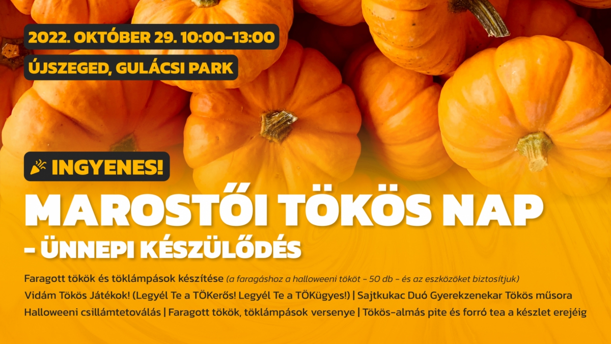 Marostői tökös nap - Ünnepi készülődés