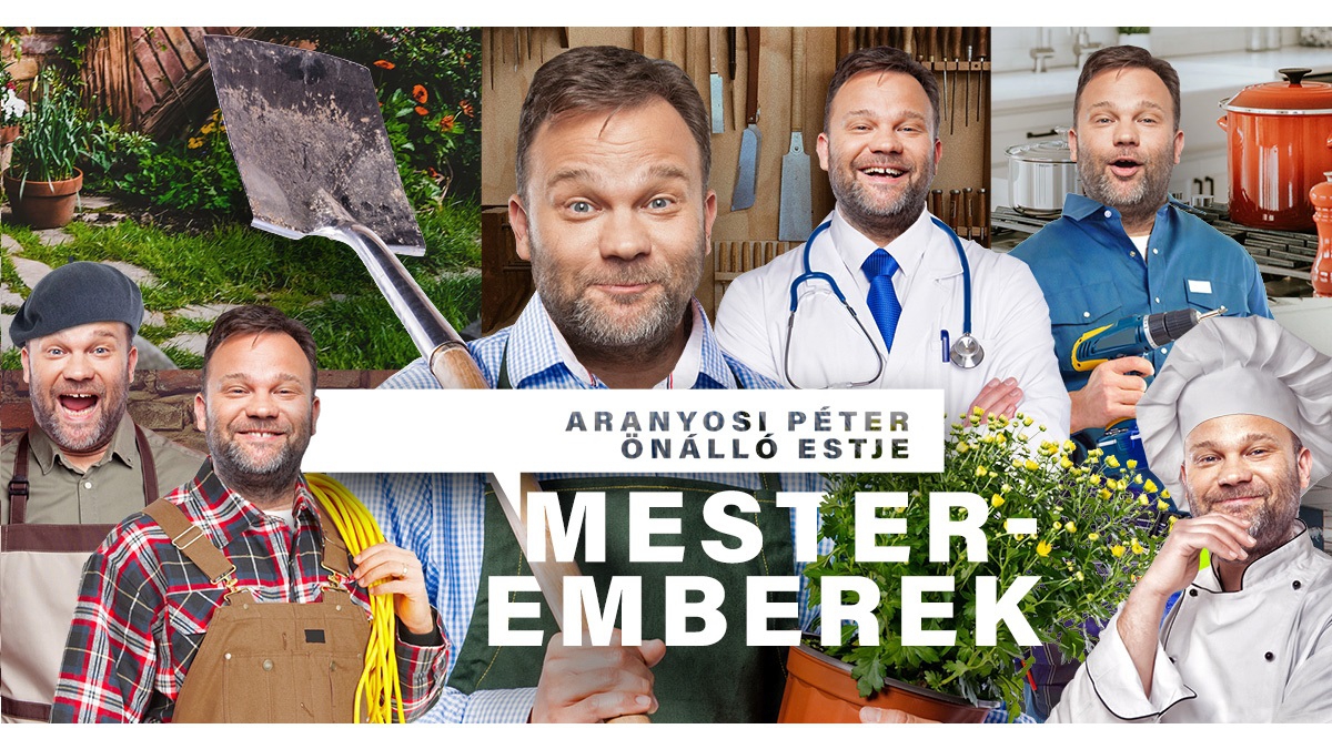 Mesteremberek: Aranyosi Péter önálló estje Szegeden!
