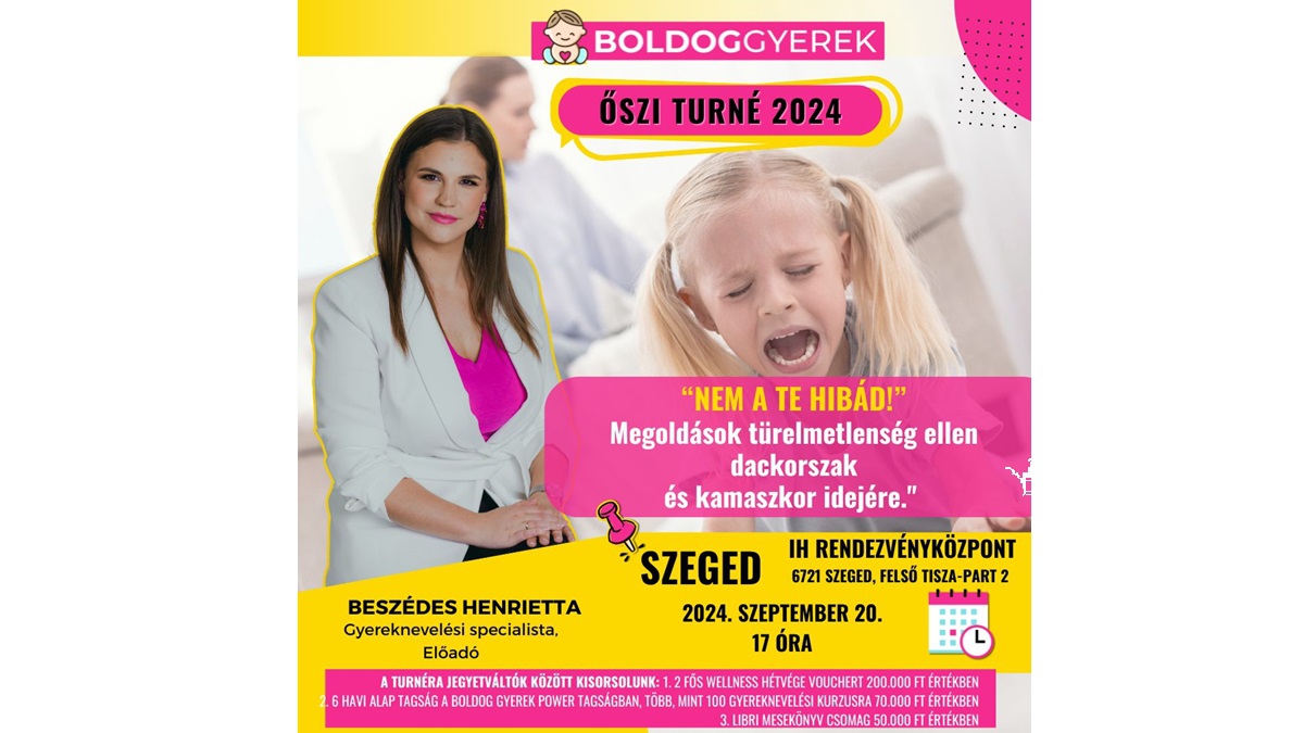 NEM A TE HIBÁD! - Megoldások türelmetlenség ellen dackorszak és kamaszkor idejére //IH Café