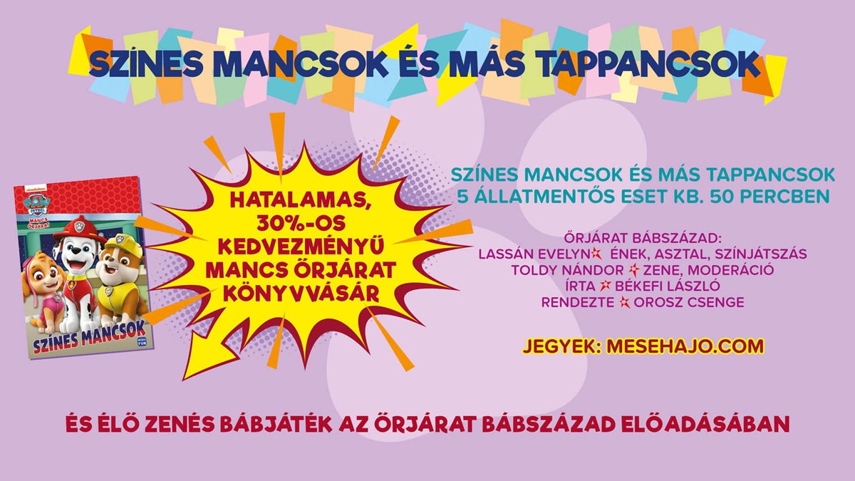 Őrjárat Bábszázad - Színes mancsok és más tappancsok // IH Café