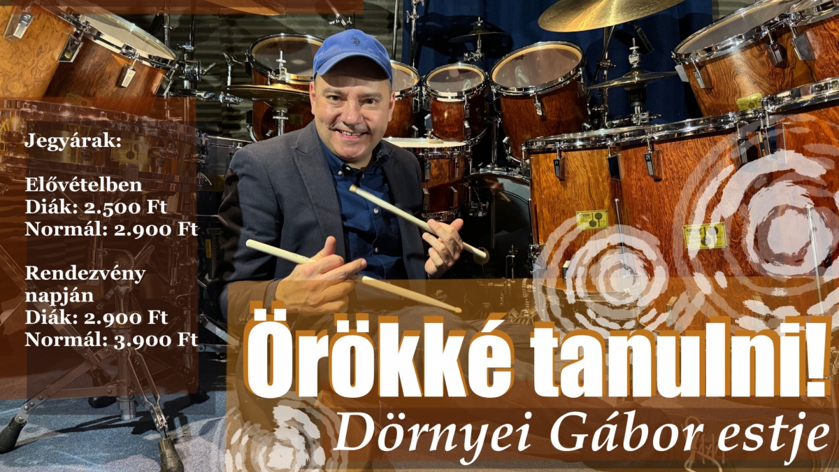 Örökké Tanulni! Dörnyei Gábor estje