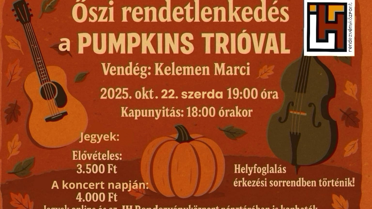 Őszi Rendetlenkedés a Pumpkins Trióval