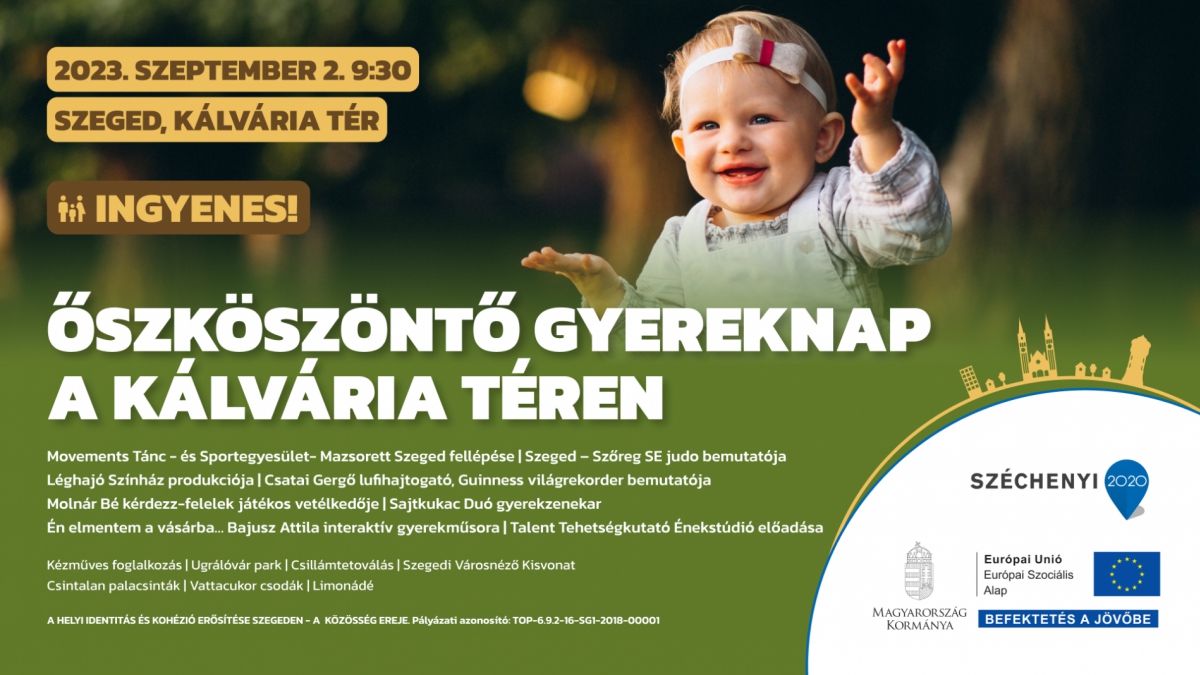 Őszköszöntő gyereknap a Kálvária téren