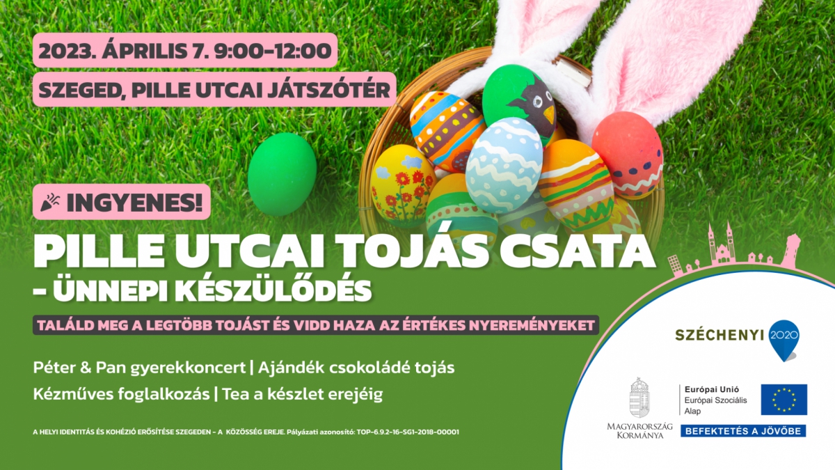 Pille utcai tojás csata - ünnepi készülődés