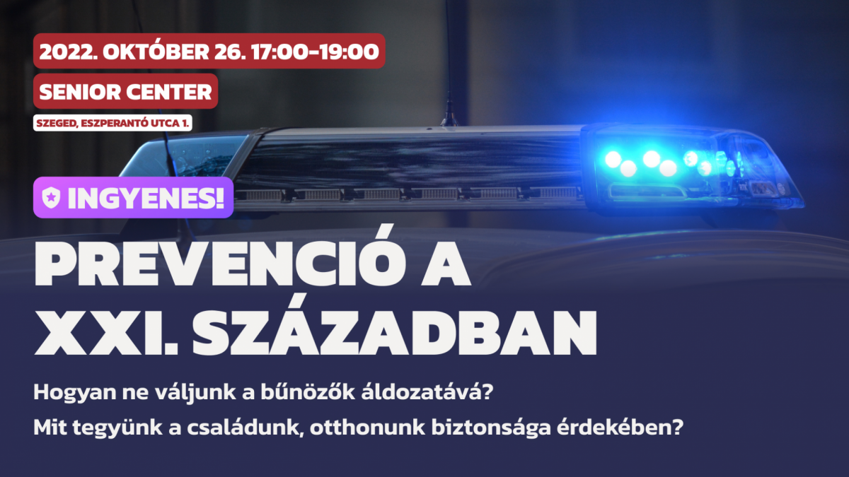 Prevenciós előadás - Prevenció a 21. században