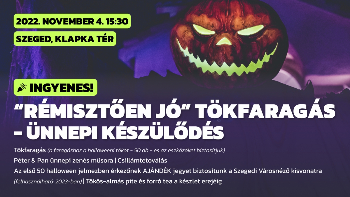 Rémisztően jó tökfaragás - Ünnepi készülődés