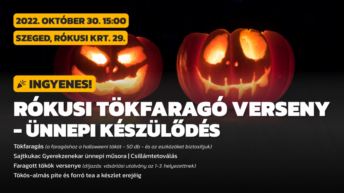 Rókusi tökfaragó verseny - Ünnepi készülődés
