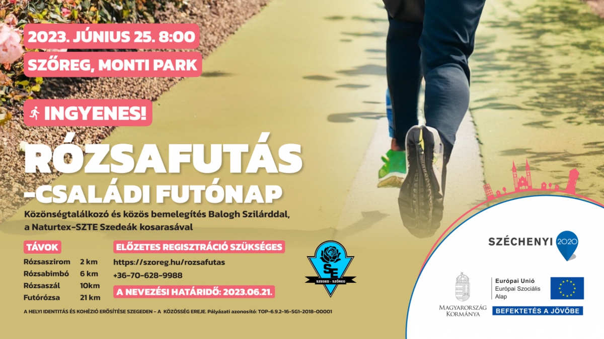 Rózsafutás - családi futónap
