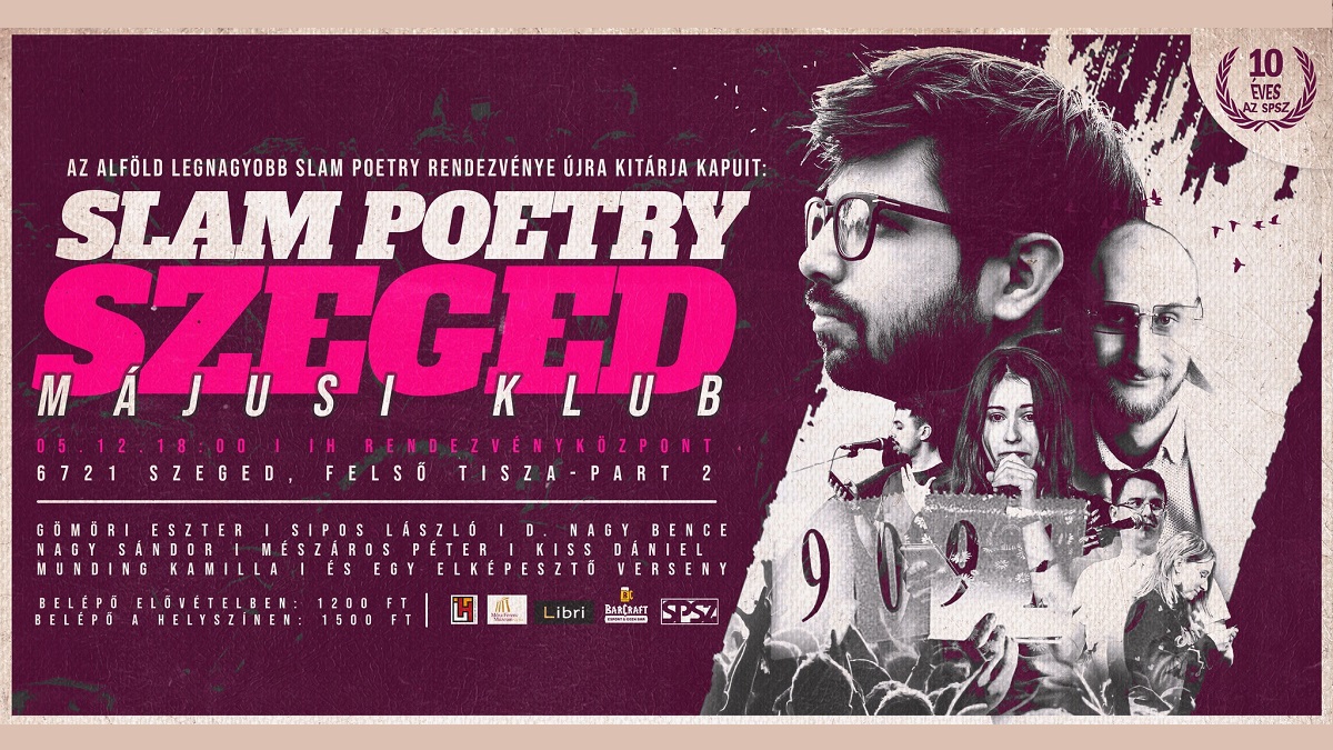 Slam Poetry Szeged Májusi Klub