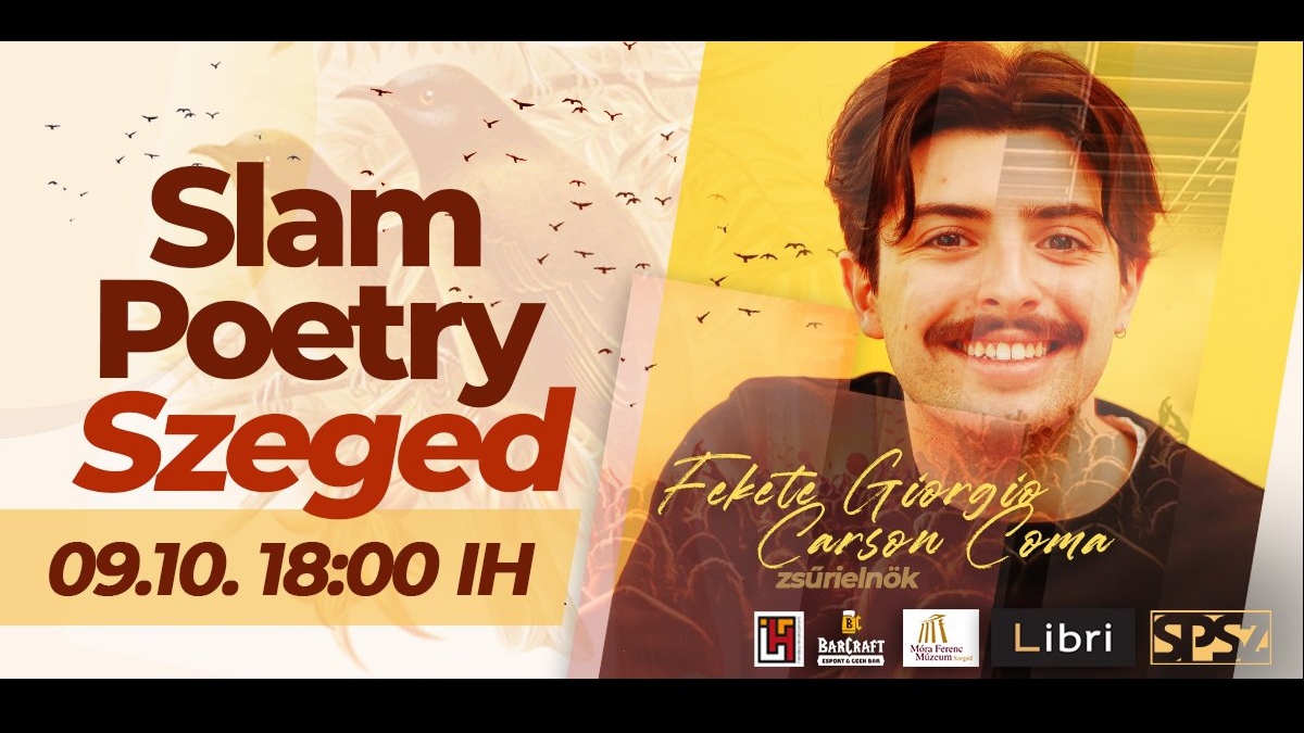 Slam Poetry Szeged Szeptemberi Klub @IH w/Giorgio