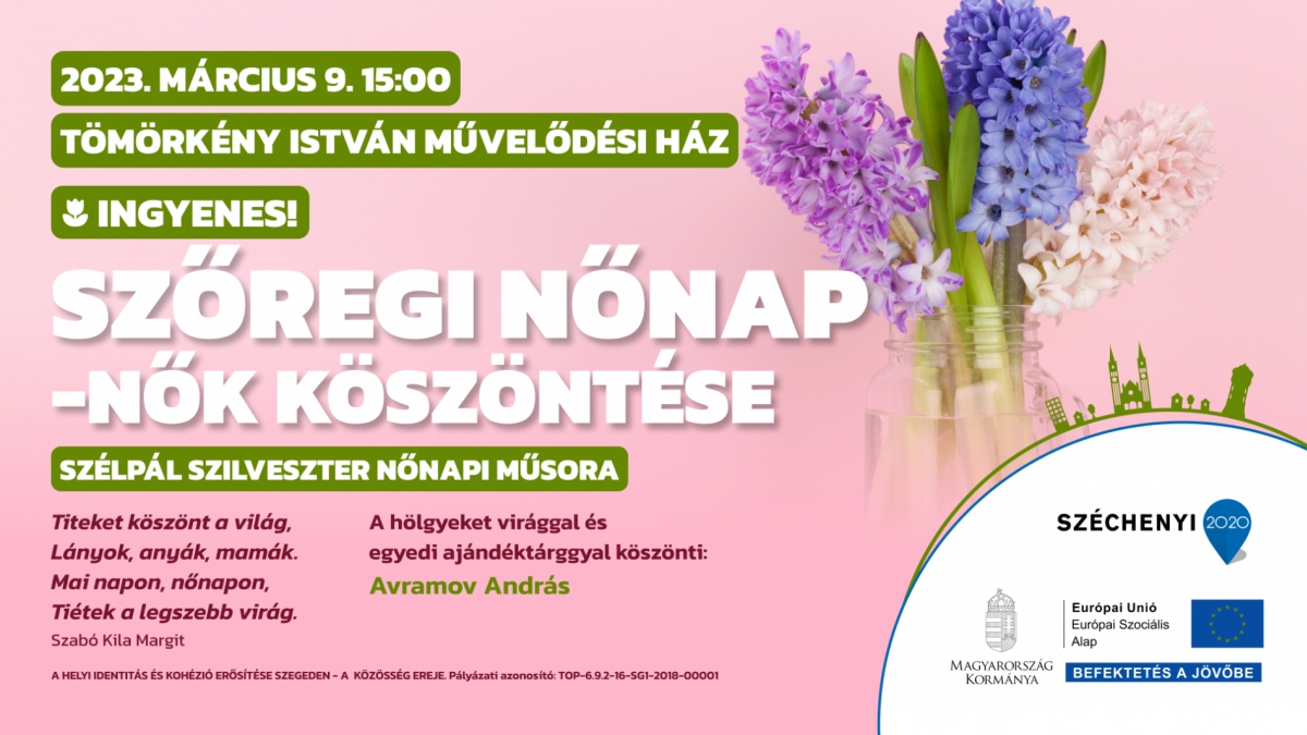 Szőregi nőnap - nők köszöntése