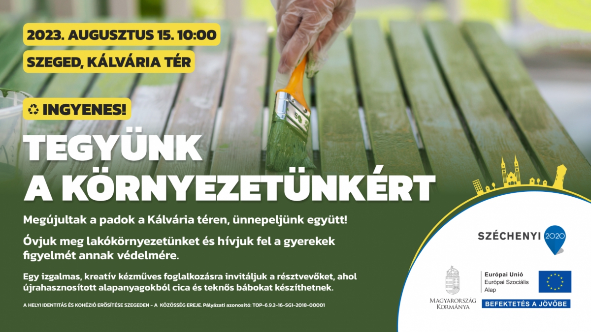 Tegyünk a környezetünkért