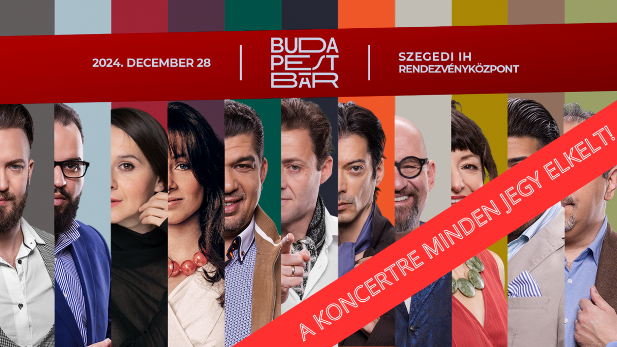 TELTHÁZ!! - Budapest Bár koncert 2024-ben is az IH-ban!