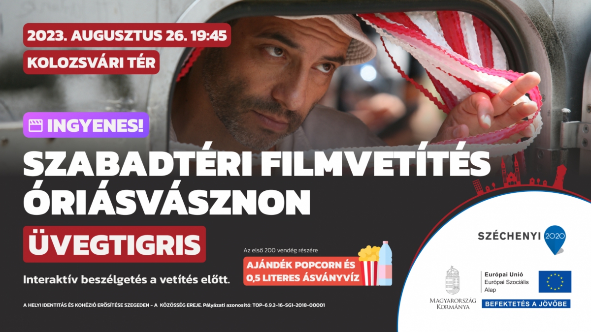 Üvegtigris - Szabadtéri filmvetítés óriásvásznon