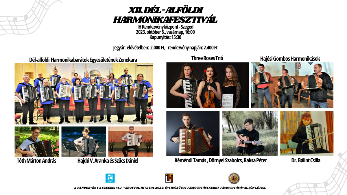 XII. Dél-alföldi Harmonika Fesztivál
