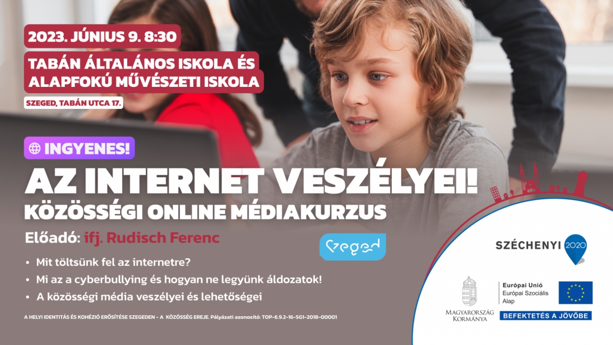 Az internet veszélyei! - közösségi online médiakurzus a Tabán általános iskolában II.