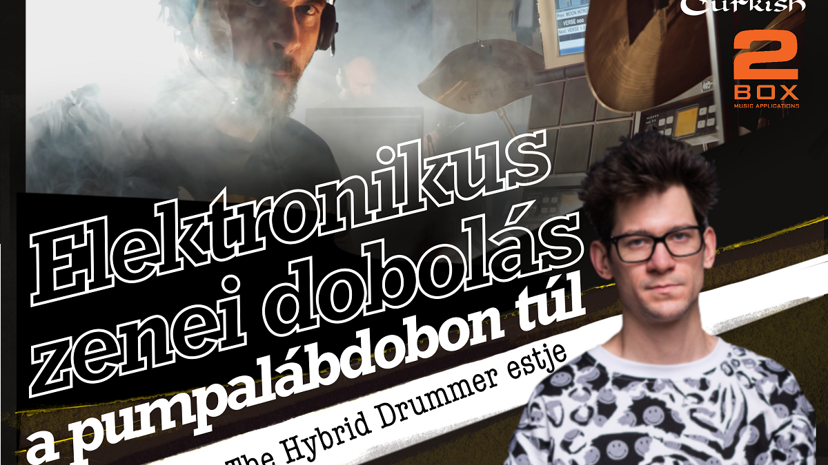 Elektronikus zenei dobolás a pumpalábdobon túl - The Hybrid Drummer és Endre eNerd estje // IH Café