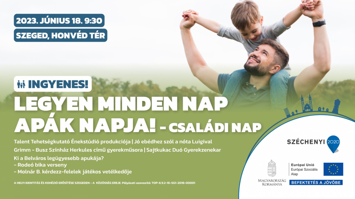 Legyen minden nap apák napja! - Családi nap