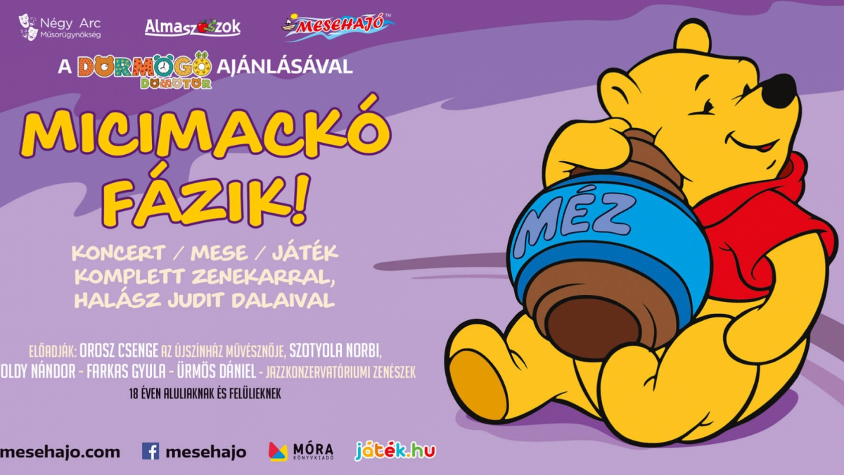 Micimackó fázik koncert / mese / játék