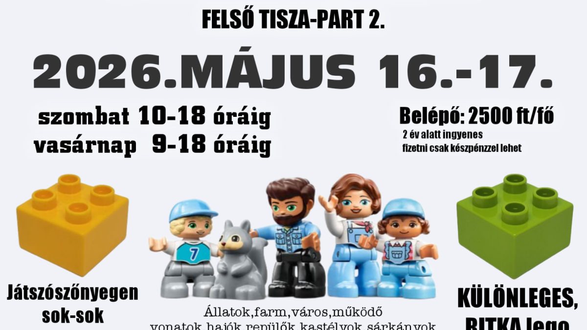 Nagykocka interaktív kiállítás - Magyarorszag legnyagyobb Lego Duplo gyűjteménye
