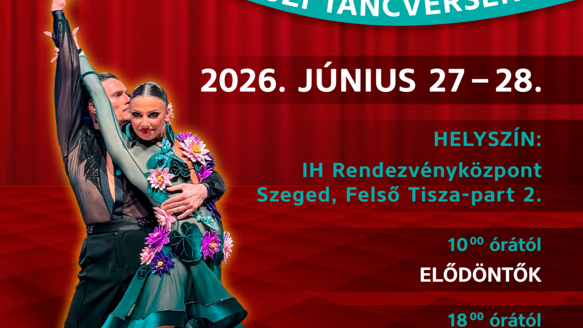'Szőke Tisza 2026' Nemzetközi Táncverseny