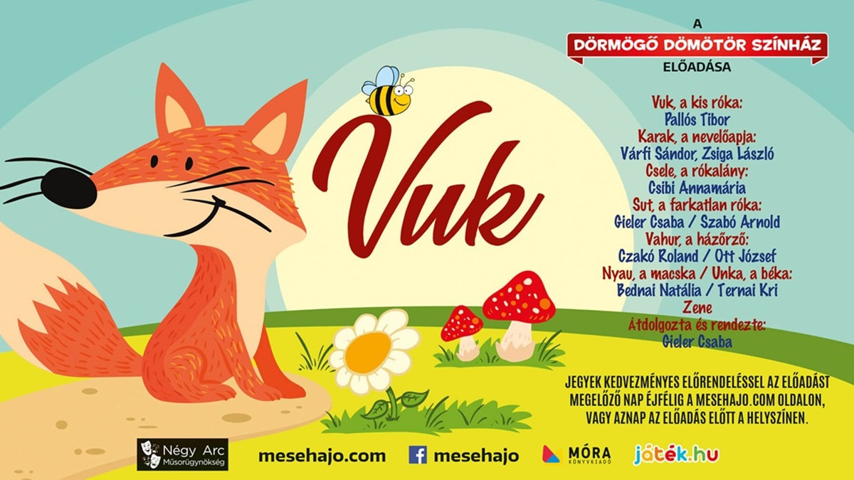 Vuk, a kis róka - zenés mesejáték - IH Café