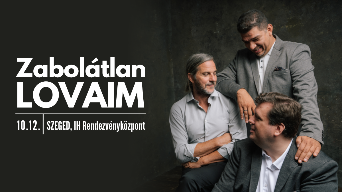 Zabolátlan lovaim - Kollár Klemencz László, Farkas Róbert és Dargay Marcell lírai estje